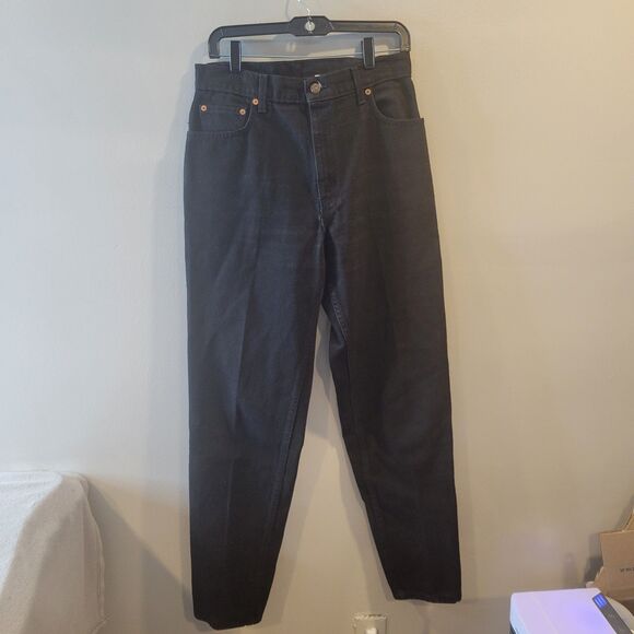 Vintage Levis 551 Relaxed Fit Tapered Leg Size 12 Long Jeans - Picture 1 of 10